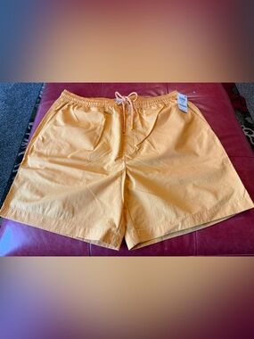 Mode of One Men's orangish Drawstring nylon Shorts size XL
